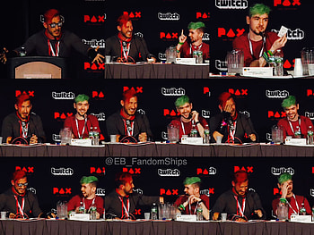 Mark, Sean and Wade at PAX East 2016 'Markiplier and friends' Panel â¤ Markiplier / Mark Edward Fischbach / Jacksepticeye / Septiplier / Sean McLoughlin ... HD wallpaper